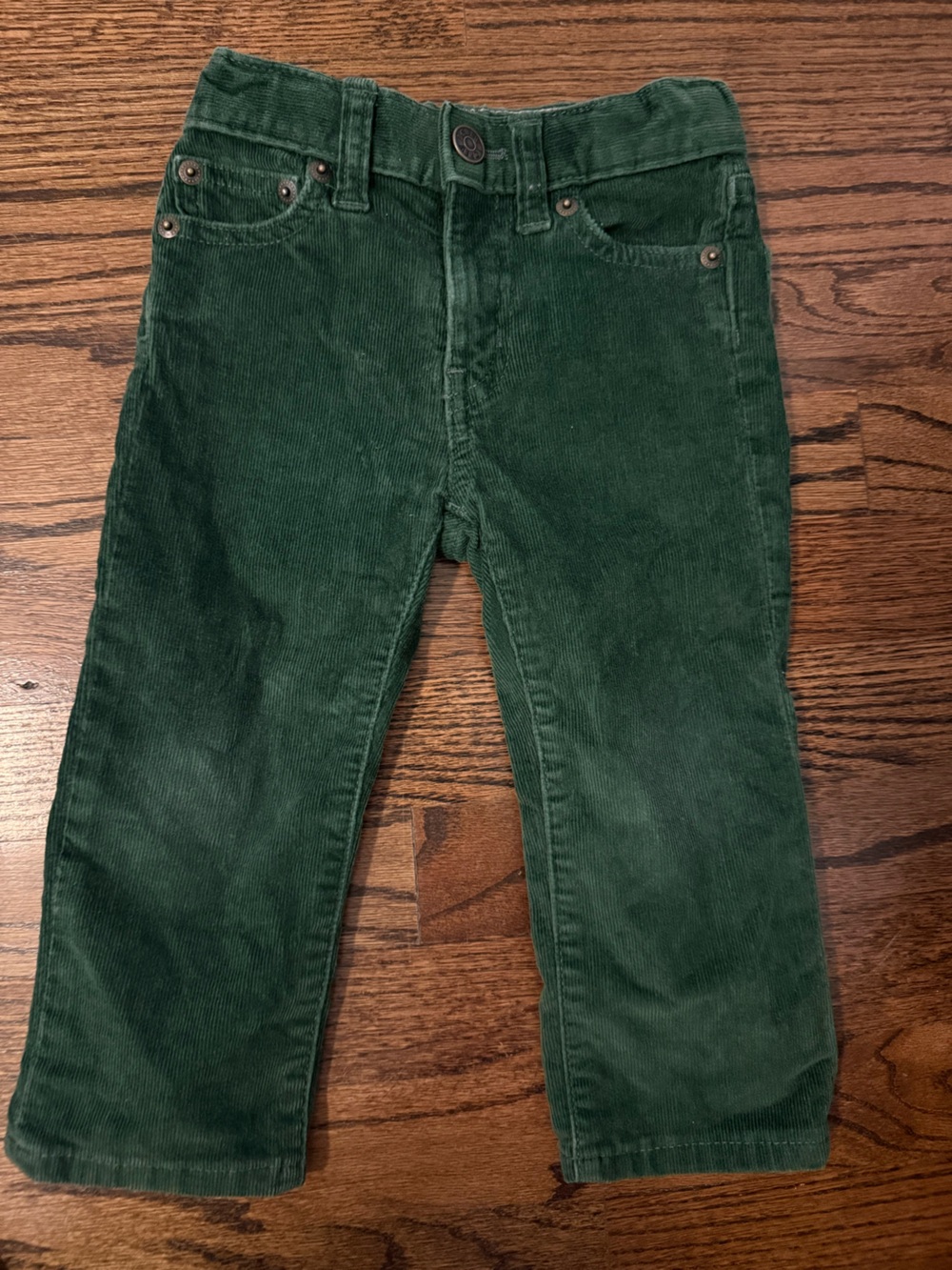 Crewcuts Dark Green Corduroy Pants 2T